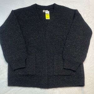 SO Men's Black Cardigan Sweater